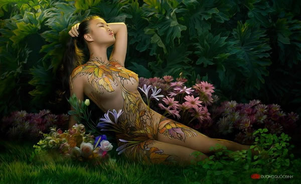 Cung cấp nhân sự Body Painting