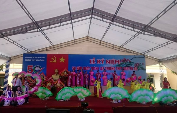 Trường THPT Nguyễn Du Nghi Xuân Hà Tĩnh