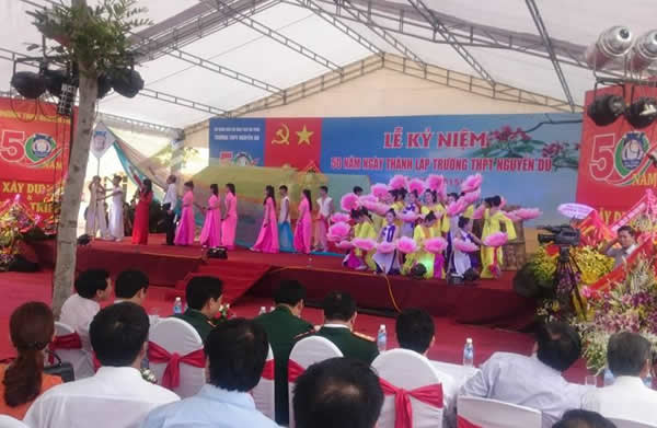 Trường THPT Nguyễn Du Nghi Xuân Hà Tĩnh
